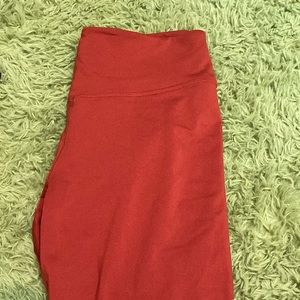 orange leggings from pink